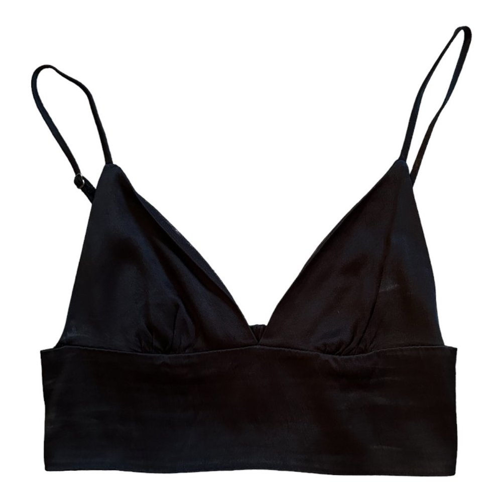 Black Zara Bralette Top